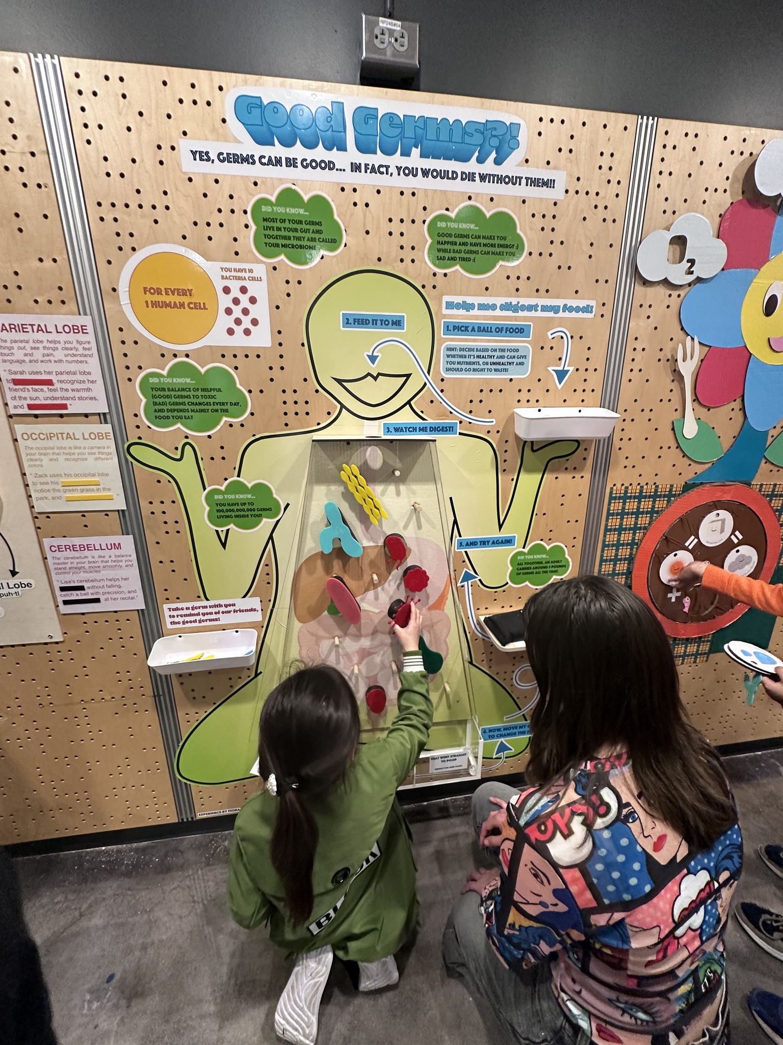 Children and caregivers exploring Good Germs together
